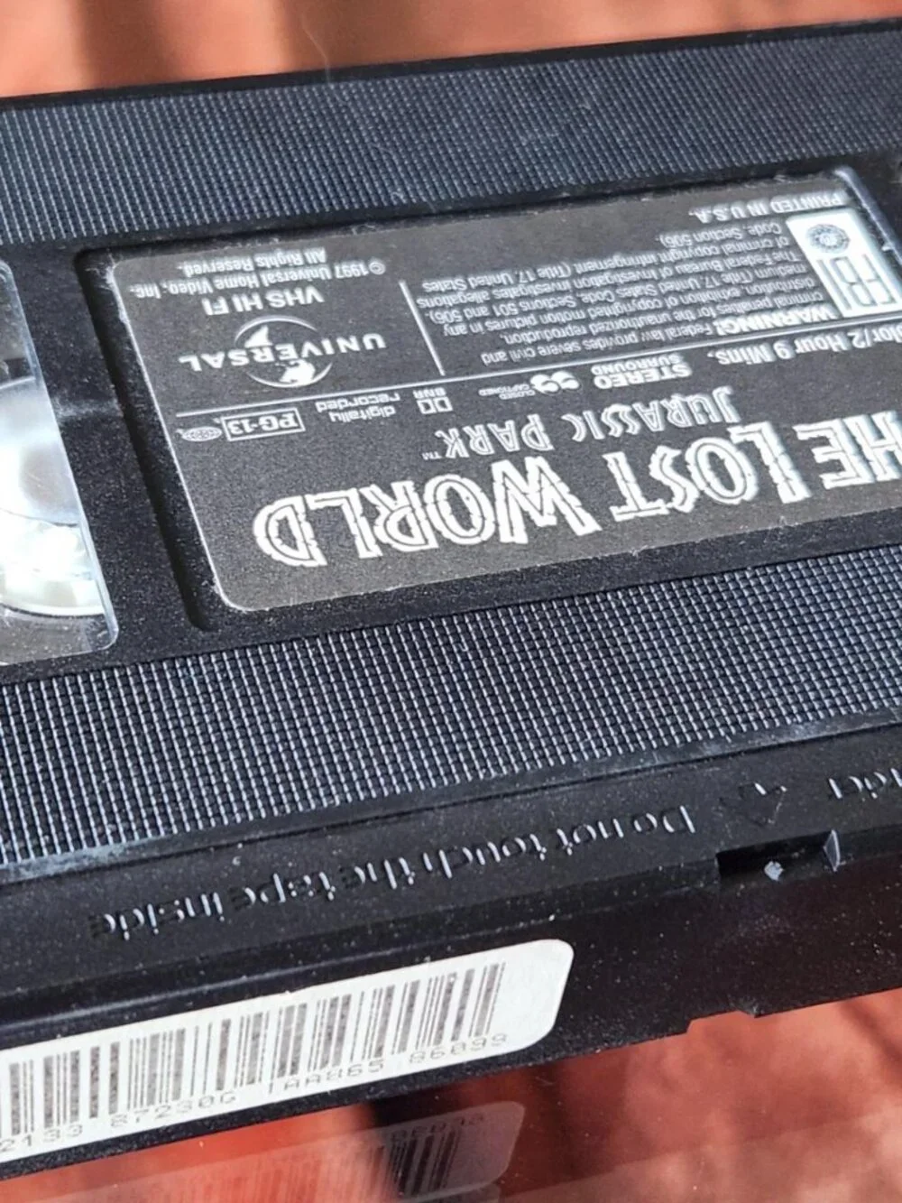 Jurassic Park 2: The Lost World - 1997 - VHS
